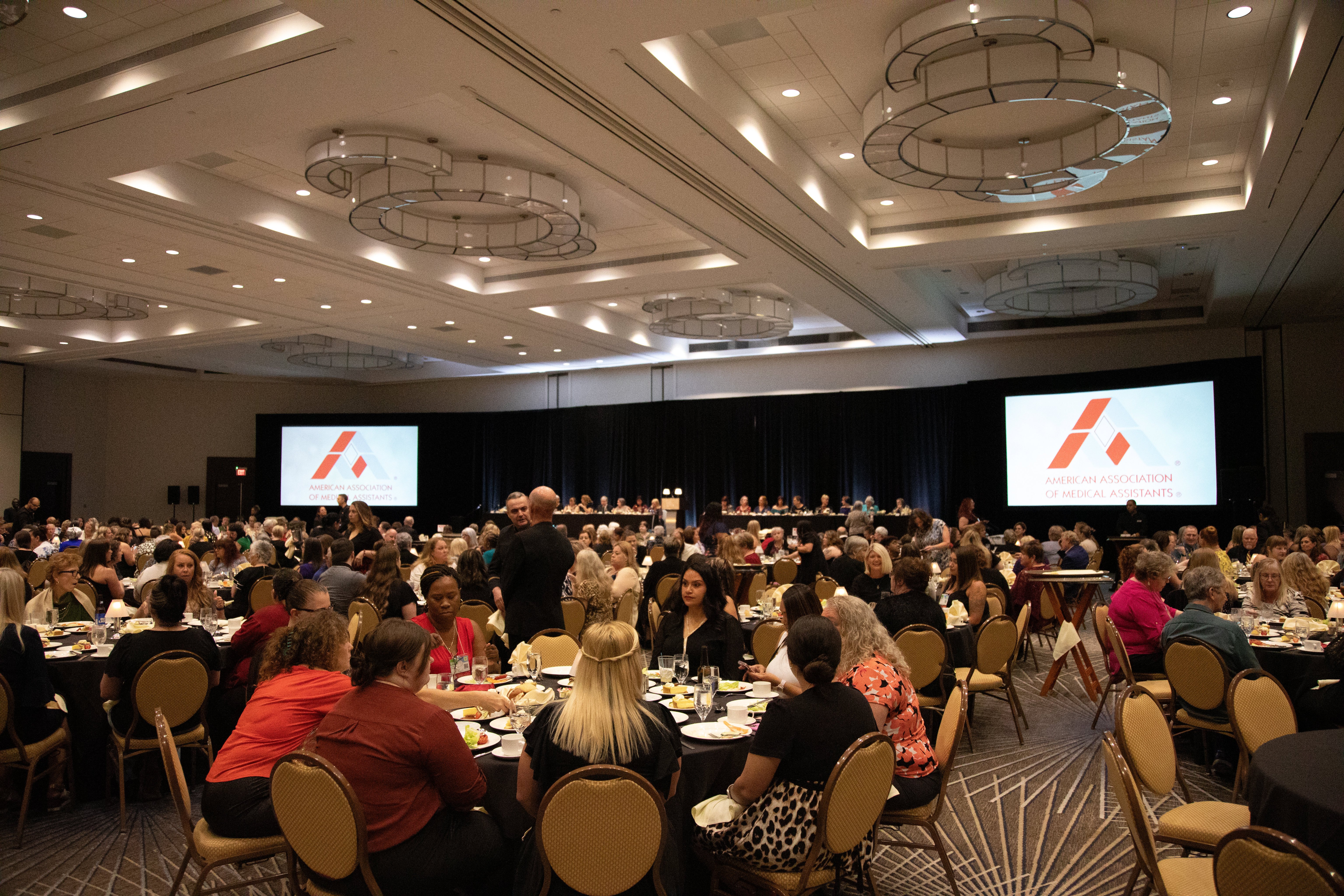 Photo from the 2024 conference Luncheon photo of tables at conference.